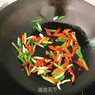Make Bean petal chicken step 5