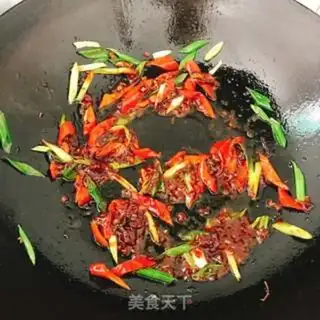 Make Bean petal chicken step 6
