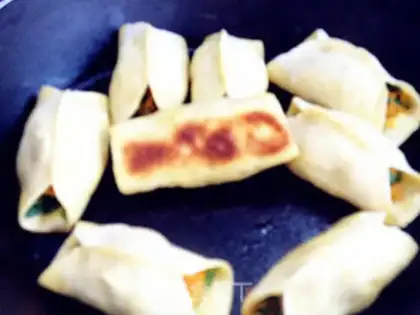 Make Shrimp, pumpkin, pan paste step 11