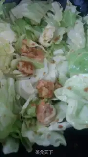 Make Garlic shrimp cabbage step 6