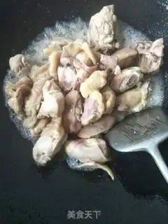 Make Chicken stew mushrooms step 1