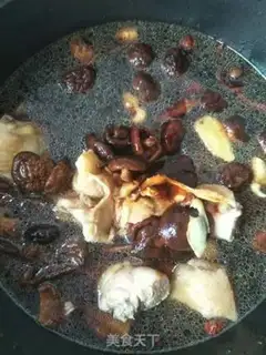 Make Chicken stew mushrooms step 4