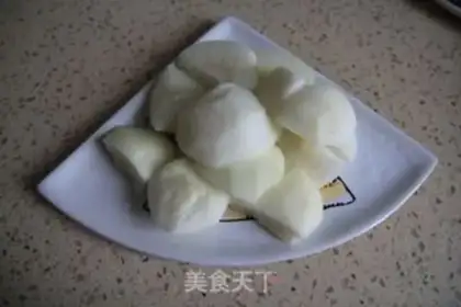 Make lilies pear soup step 2