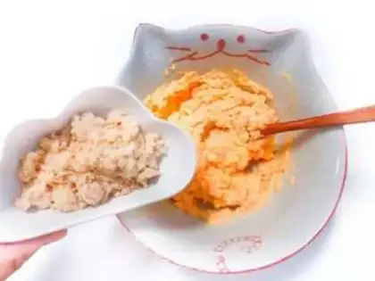 Make Carrot pine rice cake step 3