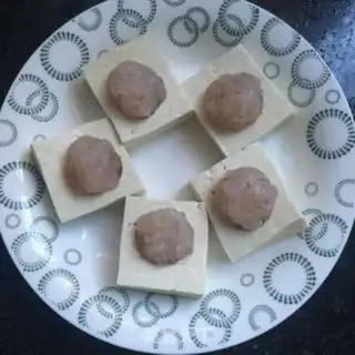 Make Tofu shrimp ball step 3