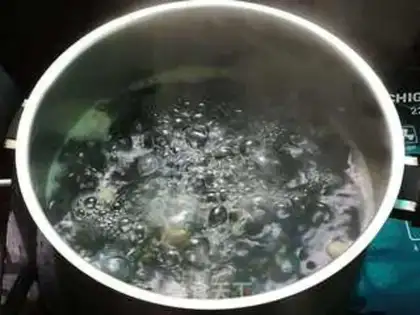 Make Cream shrimp, white melon soup step 4