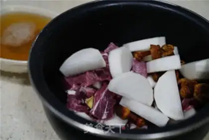 Make Beef mushroom noodles step 2