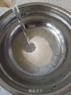 Make The red grapefruit milk freeze step 3