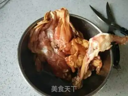 Make Burn chicken legs step 2