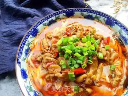 Make Chicken noodles step 18