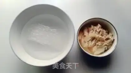Make Sour pork stew fan step 1