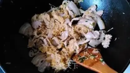 Make Sour pork stew fan step 5