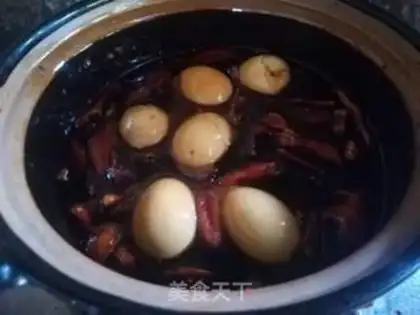 Make Pig-legged ginger an egg step 3