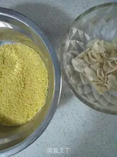 Make Mi li porridge step 2