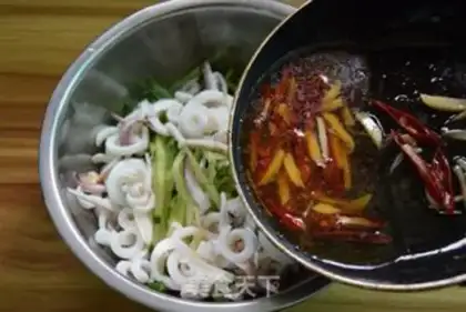 Make Cucumber squid step 6