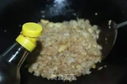 Make Soy sauce, fried rice step 6