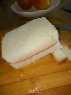 Make Ham and eggsburger step 2