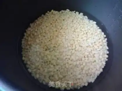 Make Green bean cake step 3