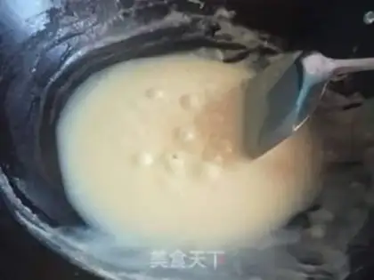 Make Green bean cake step 8
