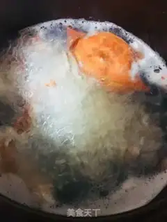 Make Fast-food crab congee step 3