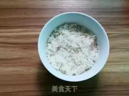 Make Crab porridge step 1