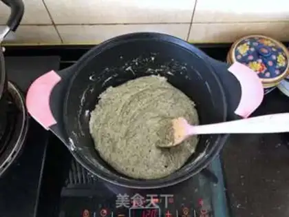 Make Black sesame fruit and snow souffle step 6