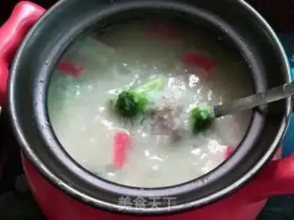 Make Crab porridge step 7