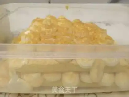 Make Japanese beans box cake step 28