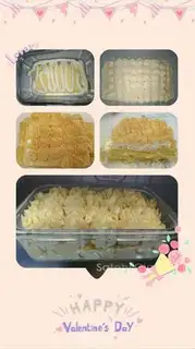 Make Japanese beans box cake step 29