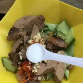 Make Leafseed oil cucumber liver step 11