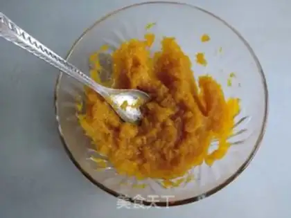 Make Pumpkin steam mooncake step 1