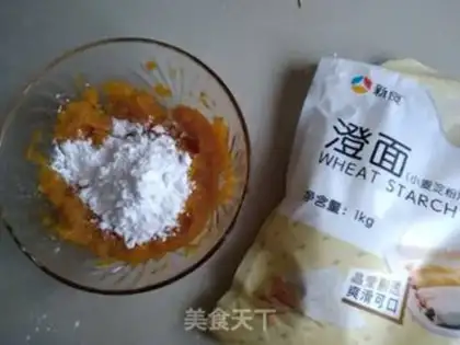 Make Pumpkin steam mooncake step 2