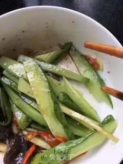 Make Leafseed oil cucumbers step 7