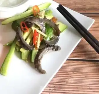 Make Leafseed oil cucumbers step 8