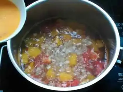 Make Tomato pumpkin rice step 7