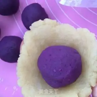 Make The potato moon cake step 5