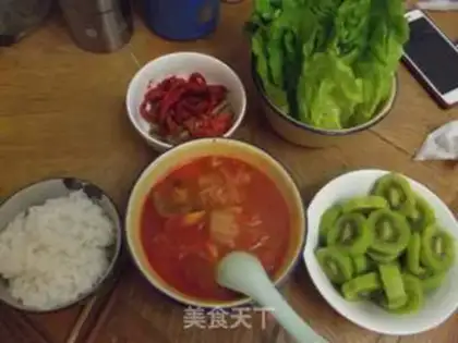 Make Hot cabbage and broth step 4