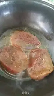 Make Black pepper steak step 2
