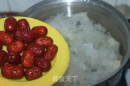 Make The silver spoon of the red date step 4