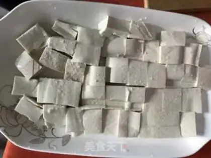 Make Swordfish tofu step 0