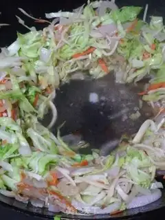 Make Five noodles step 6