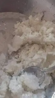 Make Milk and blueberries step 3