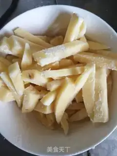 Make Fries with less oil step 1