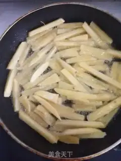 Make Fries with less oil step 2