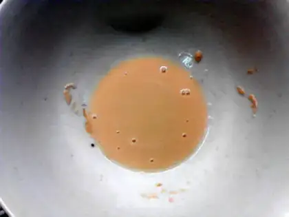 Make The yeast corn evaporation cake step 1