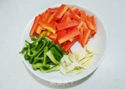 Make Pepper carrots for steak step 1