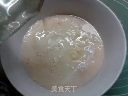 Make The yeast corn evaporation cake step 5
