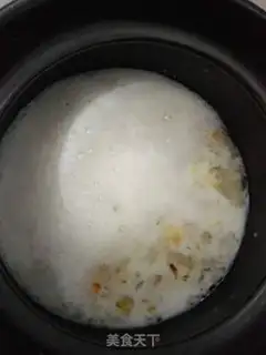 Make Peach gel milk step 3