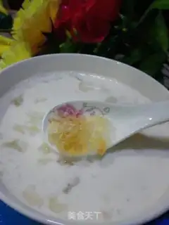 Make Peach gel milk step 4