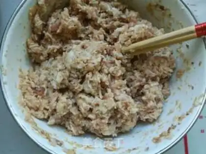 Make Fresh mushroom pork buns step 5